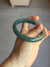 Load image into Gallery viewer, 59.9mm Certified Type A 100% Natural dark green/blue/gray/black Guatemala Jadeite jade bangle AY89-5760