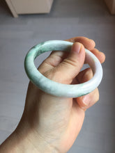 Load image into Gallery viewer, 55.5mm certified 100% natural Type A sunny green purple yellow(FU LU SHOU) white jadeite bangle PD156-6309