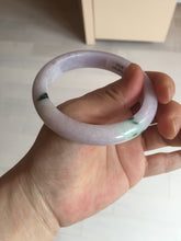 Load image into Gallery viewer, SOld! pleae don't order. Thanks. 55mm certified 100% natural type A sunny green/purple jadeite jade bangle BN86-8721