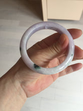 Load image into Gallery viewer, SOld! pleae don't order. Thanks. 55mm certified 100% natural type A sunny green/purple jadeite jade bangle BN86-8721