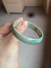 Load image into Gallery viewer, 52.5mm certified 100% natural Type A sunny green red yellow thin jadeite jade bangle GL19-1-4129