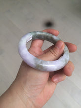 Load image into Gallery viewer, 56.4mm Certified 100% natural Type A green/white/purple/brown jadeite jade bangle AX94-5196