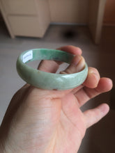 Load image into Gallery viewer, 52.5mm certified 100% natural Type A sunny green red yellow thin jadeite jade bangle GL19-1-4129