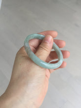 Load image into Gallery viewer, 50.5mm certified Type A 100% Natural icy watery light green red oval Jadeite Jade bangle BQ6-3800