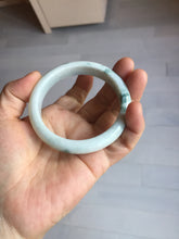 Load image into Gallery viewer, 55.5mm certified 100% natural Type A green white jadeite bangle PD154-6315