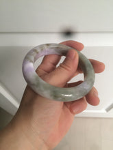 Load image into Gallery viewer, 56.4mm Certified 100% natural Type A green/white/purple/brown jadeite jade bangle AX94-5196