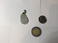 Load image into Gallery viewer, 100% Natural type A icy watery light green/clear Jadeite Jade seashell (福贝)  pendant F149