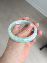 Load image into Gallery viewer, 59mm Certified Type A 100% Natural sunny green purple Jadeite Jade bangle BP40-1180