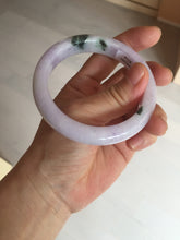 Load image into Gallery viewer, 55.5mm certified 100% natural type A sunny green/purple jadeite jade bangle BN88-8714