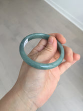 Load image into Gallery viewer, 54.2mm Certified Type A 100% Natural dark green/blue/gray/black Guatemala Jadeite jade bangle BM16-1449