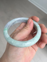 Load image into Gallery viewer, 59mm Certified Type A 100% Natural sunny green purple Jadeite Jade bangle BP40-1180