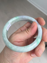 Load image into Gallery viewer, 59mm Certified Type A 100% Natural sunny green purple Jadeite Jade bangle BP40-1180