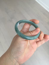 Load image into Gallery viewer, 54.2mm Certified Type A 100% Natural dark green/blue/gray/black Guatemala Jadeite jade bangle BM16-1449
