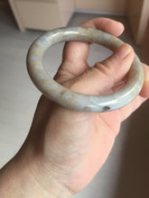 Load image into Gallery viewer, 54.5mm 100% natural beige yellow red round cut Coral Jade (珊瑚玉) bangle XY100