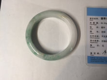 Load image into Gallery viewer, 57mm Certified Type A 100% Natural sunny green/white/ Jadeite Jade bangle BL33-5213