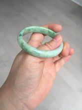 Load image into Gallery viewer, 47.5mm Certified type A 100% Natural sunny green Jadeite Jade bangle BM93-4468