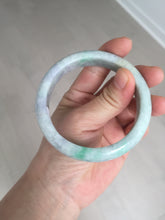 Load image into Gallery viewer, 59mm Certified Type A 100% Natural sunny green purple Jadeite Jade bangle BP38-1181