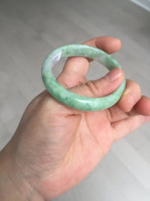 Load image into Gallery viewer, 47.5mm Certified type A 100% Natural sunny green Jadeite Jade bangle BM93-4468