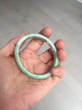 Load image into Gallery viewer, 47.5mm Certified type A 100% Natural sunny green Jadeite Jade bangle BM93-4468