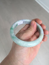 Load image into Gallery viewer, 59mm Certified Type A 100% Natural sunny green purple Jadeite Jade bangle BP38-1181