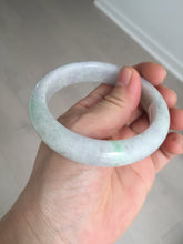 Load image into Gallery viewer, 57.2mm Certified Type A 100% Natural sunny green purple Jadeite Jade bangle BP43-0620