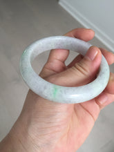 Load image into Gallery viewer, 57.2mm Certified Type A 100% Natural sunny green purple Jadeite Jade bangle BP43-0620