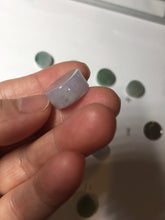 Load image into Gallery viewer, 100% Natural type A icy watery light green/purple/gary Jadeite Jade round cake  pendant group F151