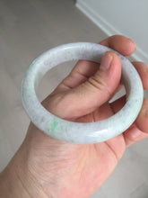 Load image into Gallery viewer, 57.2mm Certified Type A 100% Natural sunny green purple Jadeite Jade bangle BP43-0620