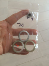 Load image into Gallery viewer, 100% natural type A green/white/yellow/dark green jadeite jade band ring Q150 (Add on item, not sale individually.)