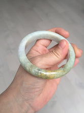 Load image into Gallery viewer, 56.1mm 100% natural certified light green yellow purple jadeite jade bangle BM92-9766