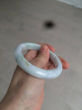 Load image into Gallery viewer, 56.8mm Certified Type A 100% Natural yellow/purple/green(FU LU SHOU) Jadeite Jade bangle AC87-0747