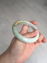 Load image into Gallery viewer, 56.1mm 100% natural certified light green yellow purple jadeite jade bangle BM92-9766