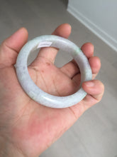 Load image into Gallery viewer, 57.2mm Certified Type A 100% Natural sunny green purple Jadeite Jade bangle BP43-0620