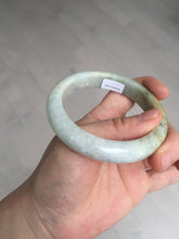 Load image into Gallery viewer, 56.1mm 100% natural certified light green yellow purple jadeite jade bangle BM92-9766