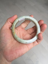 Load image into Gallery viewer, 56.1mm 100% natural certified light green yellow purple jadeite jade bangle BM92-9766