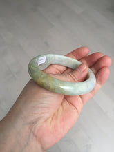 Load image into Gallery viewer, 56.1mm 100% natural certified light green yellow purple jadeite jade bangle BM92-9766