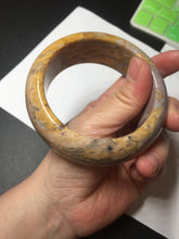 Load image into Gallery viewer, 57.8mm 100% natural red/orange/purple/pink chubby Sardonyx(战国红) bangle SY72