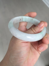 Load image into Gallery viewer, 56.5mm 100% natural type A green/white/purple/red (FU LU SHOU) jadeite jade bangle BP54-0621