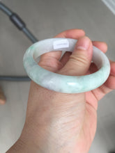 Load image into Gallery viewer, 56.5mm 100% natural type A green/white/purple/red (FU LU SHOU) jadeite jade bangle BP54-0621