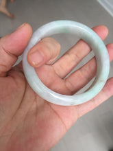 Load image into Gallery viewer, 56.5mm 100% natural type A green/white/purple/red (FU LU SHOU) jadeite jade bangle BP54-0621