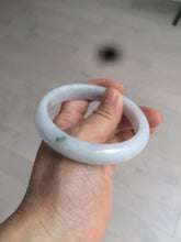 Load image into Gallery viewer, 58.9mm Certified Type A 100% Natural white/green/light purple Jadeite Jade bangle AZ23-5073