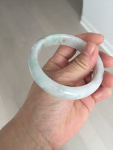 Load image into Gallery viewer, 56.5mm 100% natural type A green/white/purple/red (FU LU SHOU) jadeite jade bangle BP54-0621