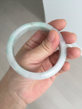 Load image into Gallery viewer, 56.5mm 100% natural type A green/white/purple/red (FU LU SHOU) jadeite jade bangle BP54-0621