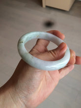 Load image into Gallery viewer, 57mm Certified Type A 100% Natural yellow/purple/green(FU LU SHOU) Jadeite Jade bangle AC86-0748