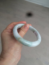Load image into Gallery viewer, 57mm Certified Type A 100% Natural yellow/purple/green(FU LU SHOU) Jadeite Jade bangle AC86-0748