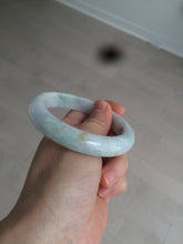 Load image into Gallery viewer, 57mm Certified Type A 100% Natural yellow/purple/green(FU LU SHOU) Jadeite Jade bangle AC86-0748
