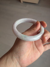 Load image into Gallery viewer, 57.5mm Certified Type A 100% Natural sunny green white purple jadeite Jade bangle BK79-0368