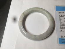 Load image into Gallery viewer, 55.6 mm Certified type A 100% Natural light green Jadeite bangle AZ86-1636