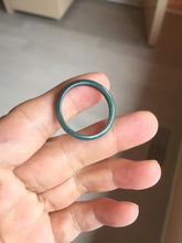 Load image into Gallery viewer, 100% natural type A green/blue/purple Guatemala jadeite jade band ring group PD9