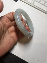 Load image into Gallery viewer, 55mm 100% natural type A icy watery light green yellow jadeite jade bangle Y155-5249